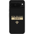 NFL New Orleans Saints Black Performance Series Pixel 9 Pro XL Skin